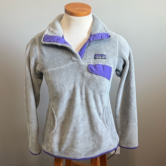 Patagonia - Women's Re-Tool Snap-T® Pullover - Purple/Grey - Size X-Small - Picture 2 of 8